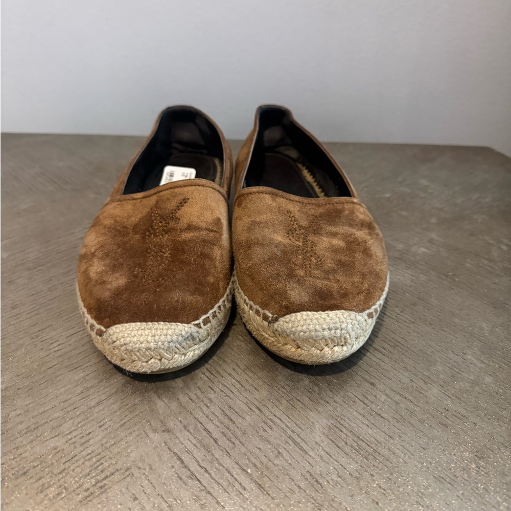 Yves Saint Laurent Brown Espadrilles with Classic Design
